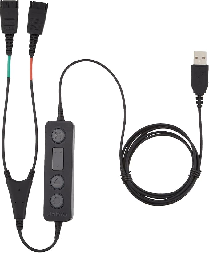 Jabra 265-09 Link 265 USB/QD Training Cable Black