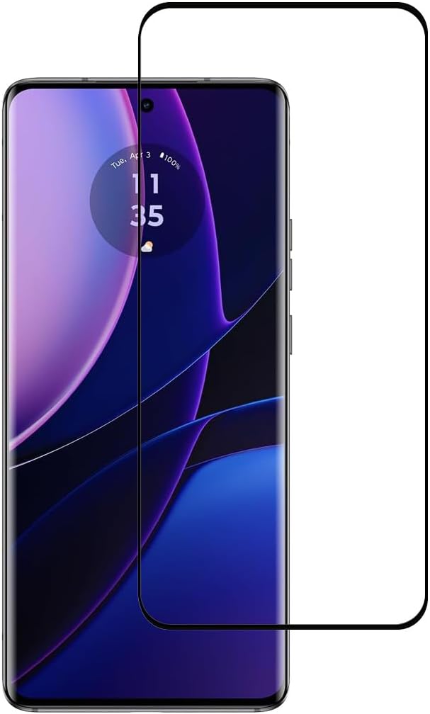 [2 Pack Tempered Glass Screen Protector Frontier Protective Protector for Motorola Moto Edge 30 2023