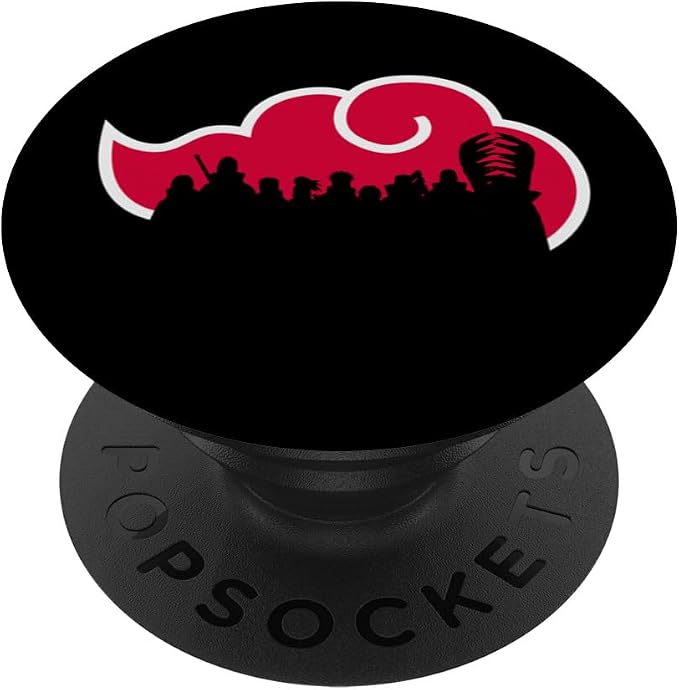 Naruto Shippuden Akatsuki Silhouette Anime PopSockets Adhesive PopGrip