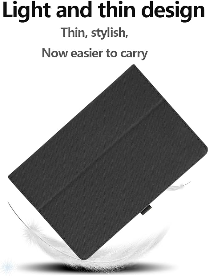 [NSFN] for YosaToo P13/Tabwee T50 Tablet CaseTabwee/YosaToo Tablet 11 Inch 2026 Protective Case with Handheld Band Premium PU Leather StandFunction Black