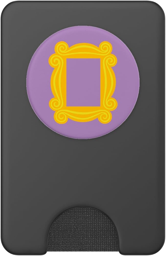 Yellow Peephole Frame Cute Funny Friends Gift PopSockets Adhesive PopGrip