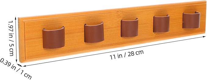 FAVOMOTO Wooden Wall-Mounted Sunglasses Holder Eyewear Storage Rack with Multiple Slots Modern Glasses Display Organizer for Entryway Bedroom Office