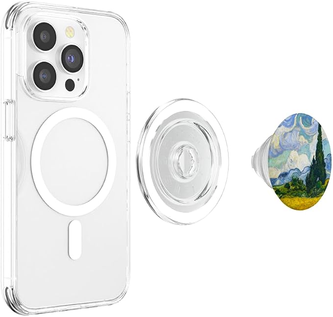 Van Gogh Cypresses Landscape Painting Artist Vincent Art PopSockets Adhesive PopGrip