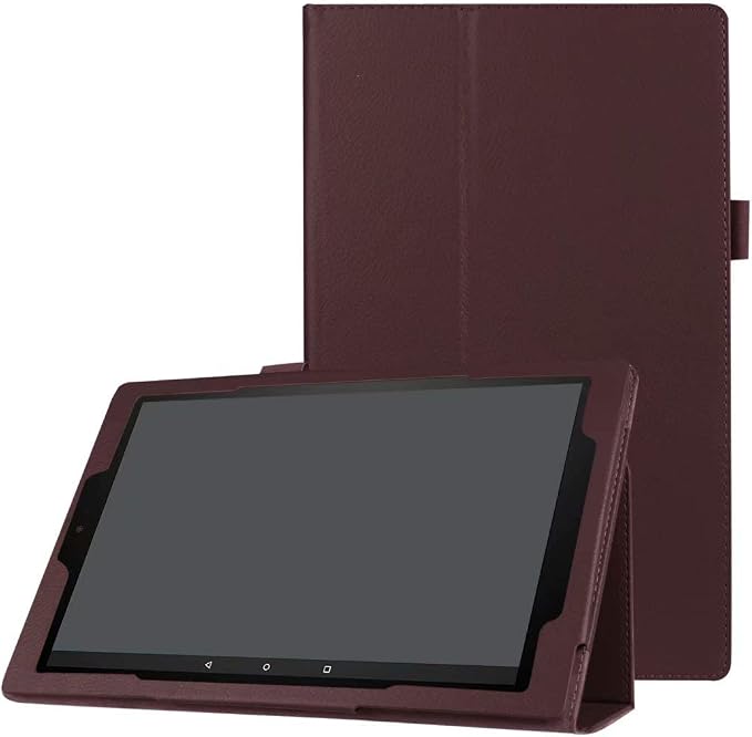 Tablet Cover for Amazon Kindle Fire HD10 7th 9th Generation(2017/2019 Release) Ultra Slim Folio Stand Lightweight Leather Case for Kindle Fire HD 10 7th 9th Gen 10.1 (KST-Dark Blue)
