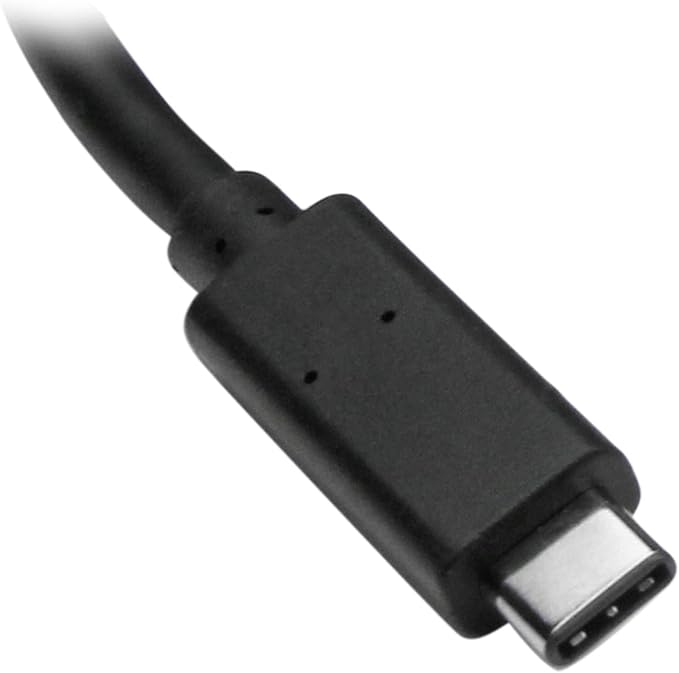 StarTech.com USB-C to Ethernet Adapter - Gigabit - 3 Port USB C to USB Hub and Power Adapter - Thunderbolt 3 Compatible