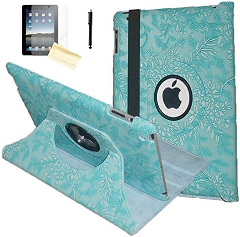 Case for iPad mini 4 Rotating Stand Smart Cover Magnetic Auto Wake Up/Sleep for iPad mini 4 4th A1538 A1550 MK6K2LL/A MK6L2LL/A MK872LL/A MK882LL/A MK9P2LL/A MK9Q2LL/A (Black)