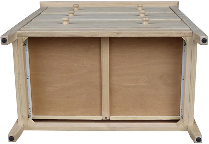International Concepts Dresser with 3 Drawers, Unfinished