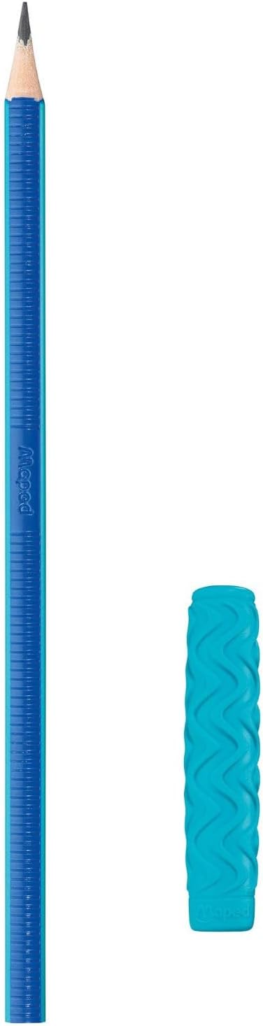 Maped -4-piece set Kidy Learn Concentration - Ruler - Pencil sharpeners - Eraser - Graphite relaxing tip - Sensory stimulation - improve concentration - recommended by teachers