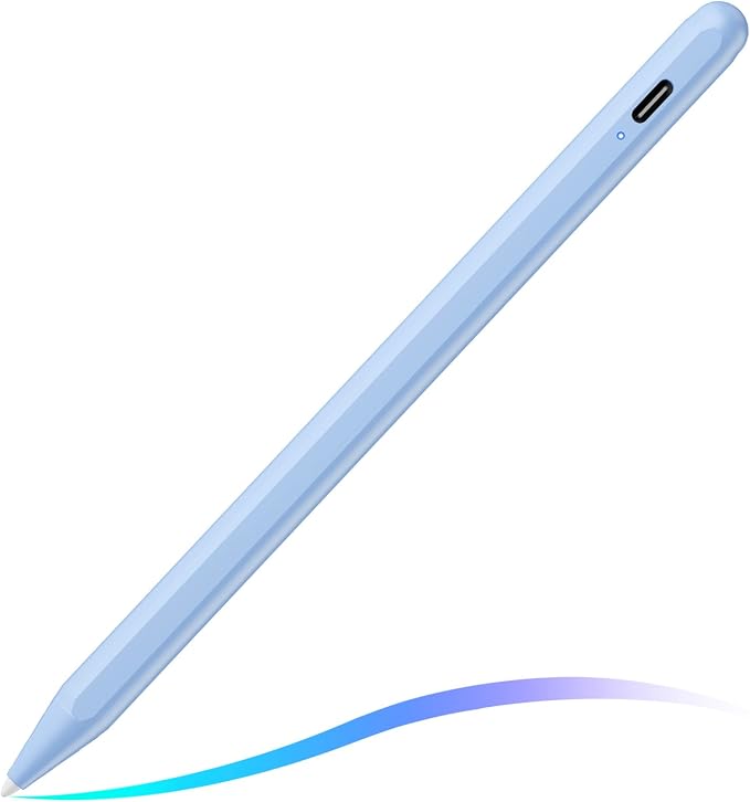 Stylus Pen for iPad (2026-2018) with Fast Charge Palm RejectionFOJOJO Active Pencil for iPad10/9/8/7/6th11th A16Pro 11/13 M4Air 11/13 M2/M3/M4Pro12.9Air 5/4/3rdMini 7/6/5