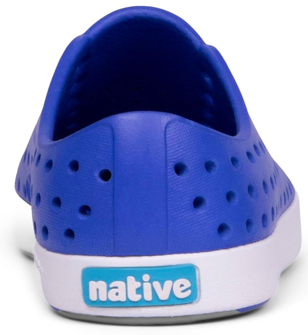 Native Shoes Unisex-Kids Jefferson Sneakers, UV Blue/Shell White, 6 Toddler