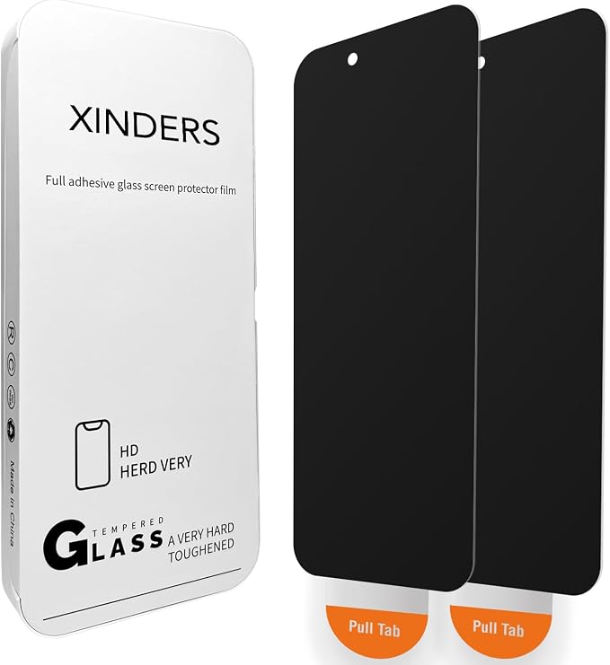 Designed for iPhone 17 Pro Max Privacy Tempered Glass Screen Protector [Military Grade Shatterproof &amp Longest Durable] Auto Dust-Elimination Installation Box Bubble Free HD Clear Anti-Spy Eas