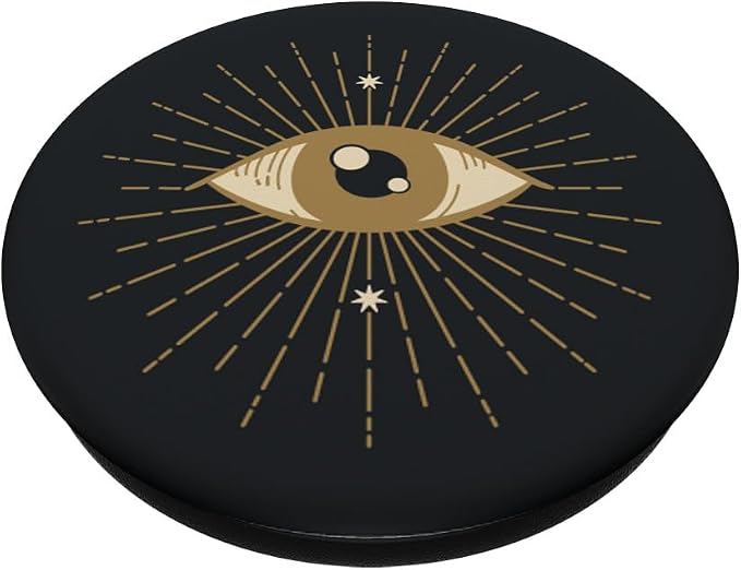 All Seeing Eye Black PopSockets Adhesive PopGrip