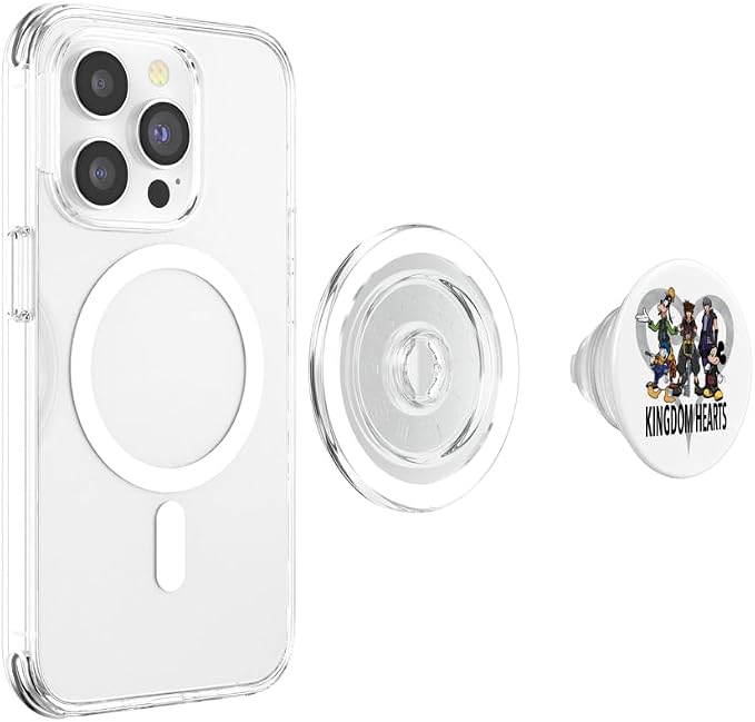 Disney Kingdom Hearts III Characters and Symbol PopSockets Adhesive PopGrip