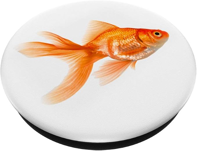 Goldfish Bowl Fish Tank Koi Pond Fantail Goldfish PopSockets Swappable PopGrip
