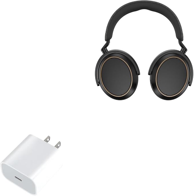BoxWave Charger Compatible with Sennheiser Momentum 4 Copper - PD GAN miniCube (30W) 30W Tiny PD GAN Type-C Wall Charger - Winter White