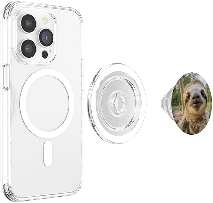 Funny Sloth Selfie PopSockets PopGrip for MagSafe