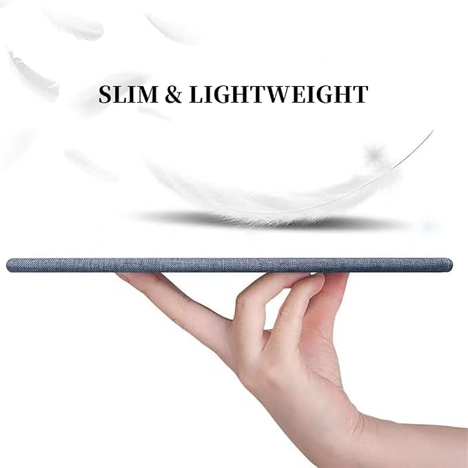 Universal Case for 9 inch 10.1 inch 11 inch TabletSlim Folding Stand Folio 9 - 11 Inch Tablet Case Cover with Adjustable Fixing BandGray