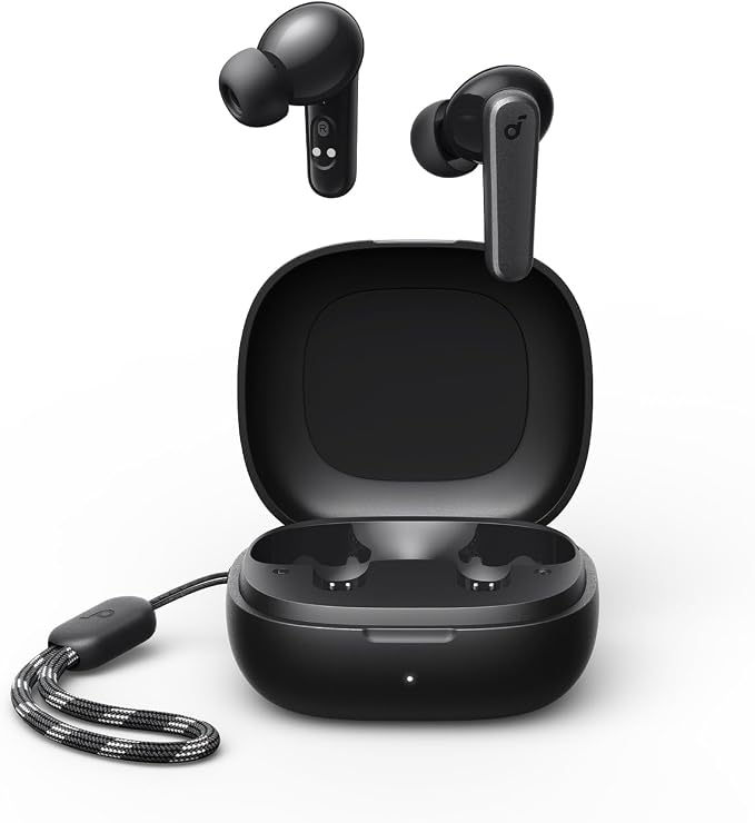 Soundcore by Anker P20i True Wireless Earbuds 10mm Drivers with Big Bass Bluetooth 5.3 30H Long Playtime Water-Resistant 2 Mics for AI Clear Calls 22 Preset EQs Customization via App