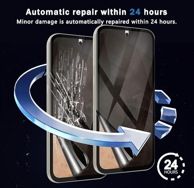for iPhone 17 Pro Max Back Screen Protector Flexible Film Not Glass with Camera Lens Protector 2+2 Pack Self-Healing Anti Scratch HD Clear Soft TPU Protective Hydrogel Film