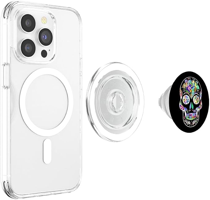 Dia De Los Muertos Pop Socket for Phone PopSockets Skull PopSockets Standard PopGrip