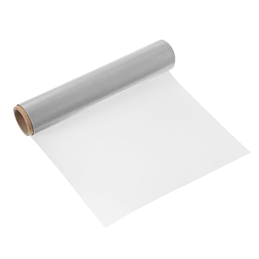 uxcell 80 Mesh 39" x 10" Woven Wire Mesh, 316 Stainless Steel Air Vent Filter
