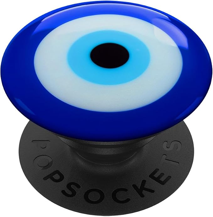 Evil Eye Charm Stone Blue Eye Symbol of Protection Talisman PopSockets PopWallet for MagSafe