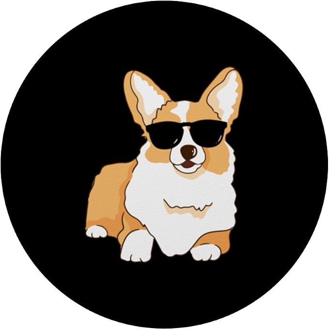 Corgi Funny Pet Corgi Dog Lover PopSockets PopGrip for MagSafe