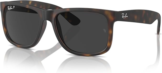 Ray-Ban unisex-adult Rb4165f Justin Low Bridge Fit Rectangular Sunglasses