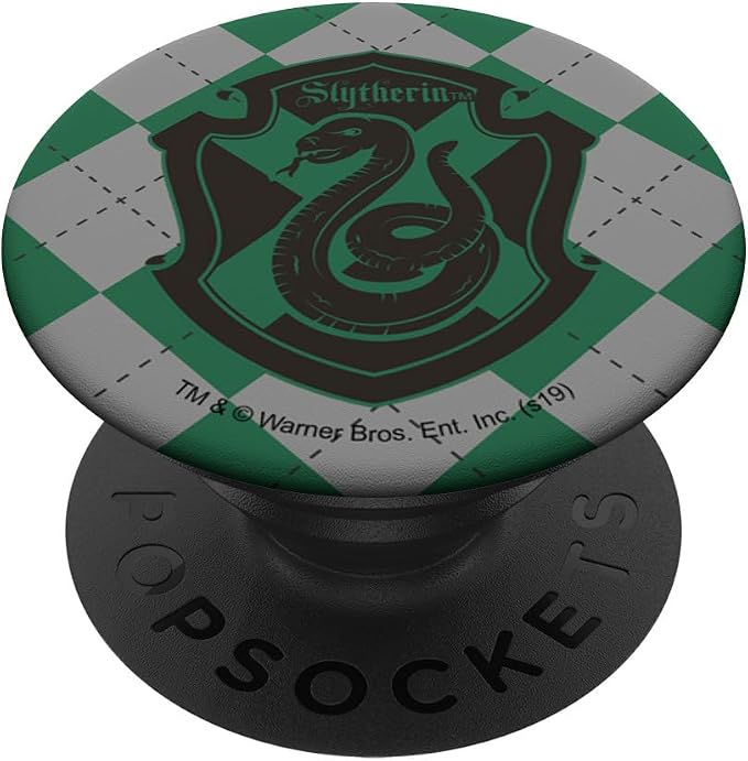 Harry Potter Slytherin Plaid Sigil PopSockets Adhesive PopGrip