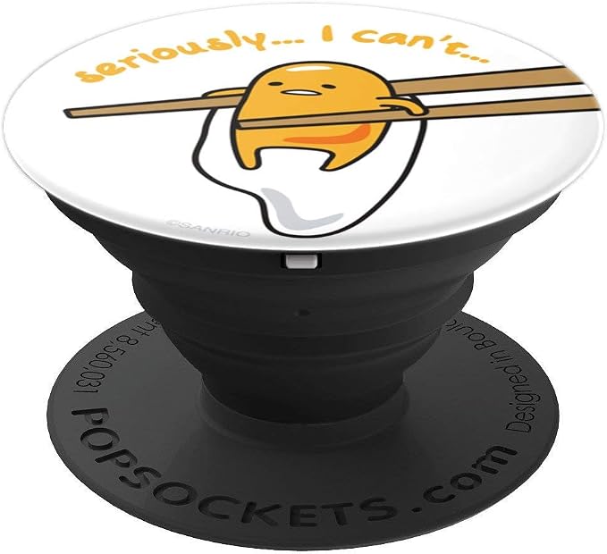 Gudetama Chopsticks PopSockets Stand for Smartphones and Tablets PopSockets Adhesive PopGrip