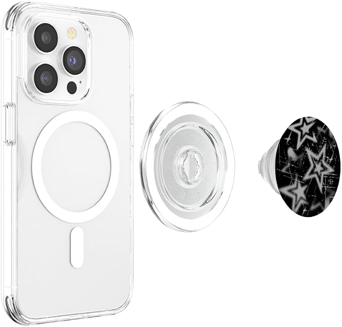 Y2k Grunge Stars 2000s Cyber Vintage Graphic PopSockets PopGrip for MagSafe
