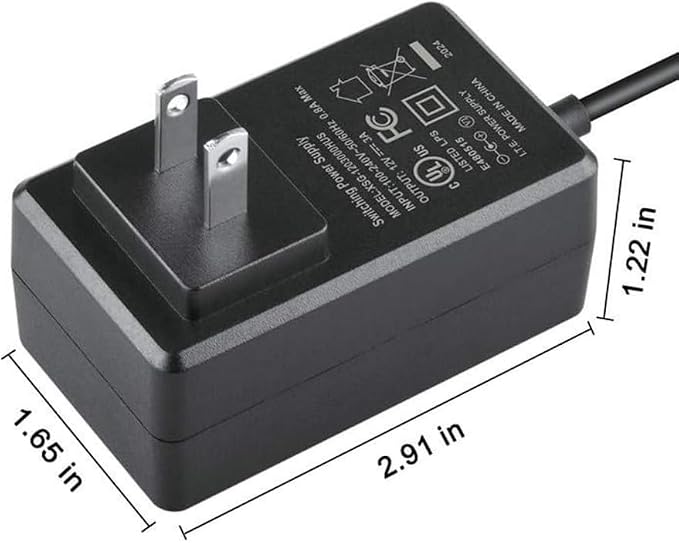 AC Adapter Wall Charger for Shark IZ662H IZ640H XCHRGIZ600 DK024-288080H-U