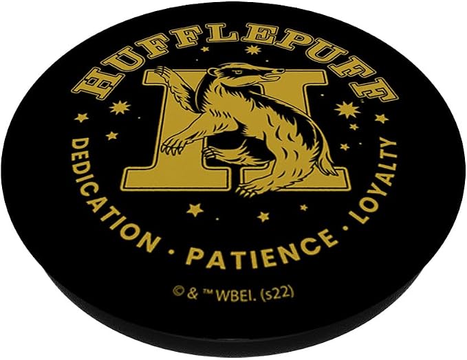 Harry Potter House Hufflepuff Dedication Patience Loyalty PopSockets Adhesive PopGrip