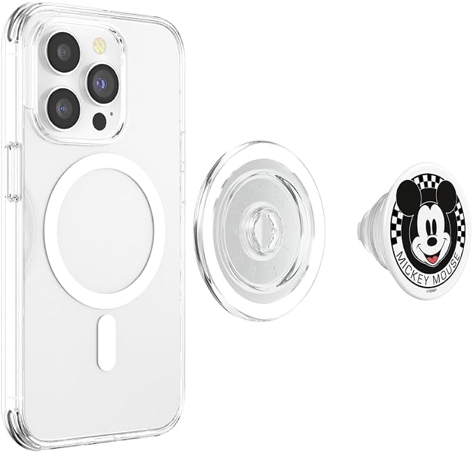 Disney Mickey and Friends Mickey Mouse Checkerboard Circle PopSockets Adhesive PopGrip