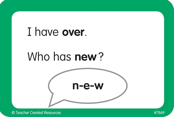 Teacher Created Resources I Have, Who Has Sight Words Game Grade 1