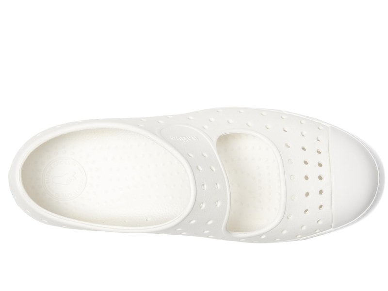 Native Shoes Unisex-Kids Jefferson Juniper Sneakers, Shell White/Shell White, 10 Toddler