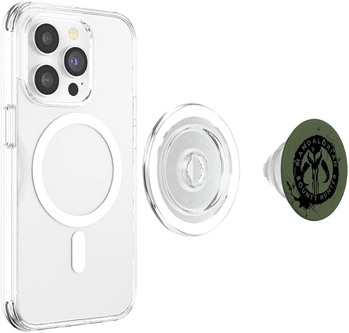 Star Wars The Mandalorian Paint Splatter Emblem PopSockets Adhesive PopGrip