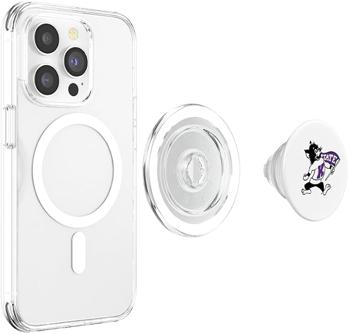 Kansas State Wildcats | Official NCAA University | RYLKSU06 PopSockets Adhesive PopGrip