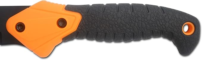 Snake Eye Machete with Heavy Duty Construction-Ergonomic Non-Slip Handle and Belt Sheath for Gardening, Land-Management, Bushcraft, Hunting and Outdoor