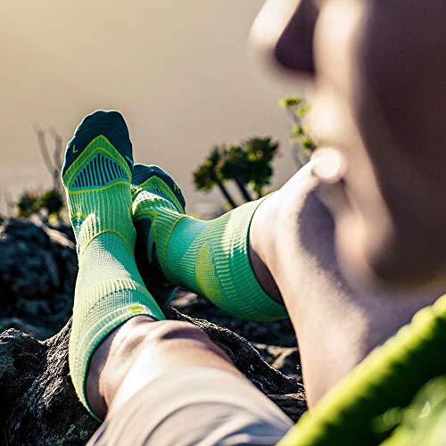 Bauerfeind Outdoor Performance Compression Socks for Hiking - Sole Relief, Achilles Comfort & Heel Protection