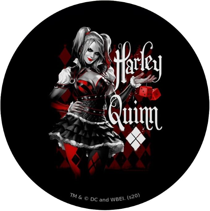Batman: Arkham Knight Harley Quinn Dice PopSockets Standard PopGrip