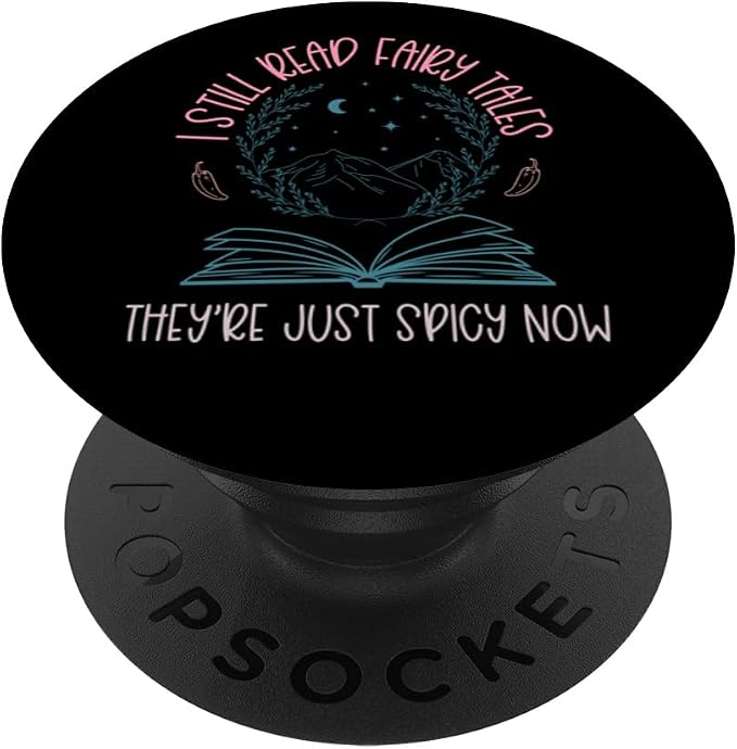 Spicy Book Lover Women Who Love to Read Romance Fantasy PopSockets PopGrip for MagSafe