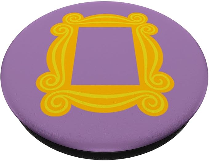 Yellow Peephole Frame Cute Funny Friends Gift PopSockets Adhesive PopGrip