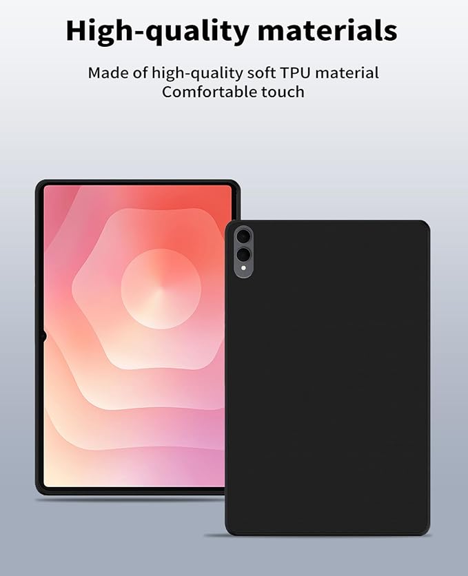 Case for Samsung Galaxy Tab S11 Ultra Tablet 14.6inchNOUKAJU Tablet Protection CaseDrop-ResistantAnti-ScratchProtection Cover for Samsung Galaxy Tab S11 Ultra(Black)