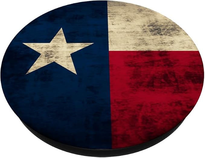 Texas Flag Vintage Rustic Distressed PopSockets Adhesive PopGrip