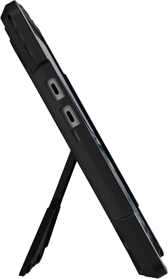 URBAN ARMOR GEAR UAG Designed for Microsoft Surface Pro 13 12/11 Edition Case with Built-in Kickstand &amp Pen Holder Compatible with Type Cover Keyboard Rugged Protective Cover Metropolis Black
