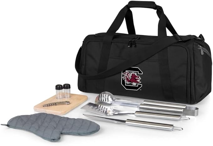 PICNIC TIME NCAA BBQ Kit Cooler Tote with Barbecue & Accessories