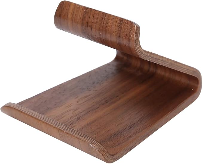 Rodipu Wood Phone Stand - Cell Phone &amp Tablet Holder (Walnut)