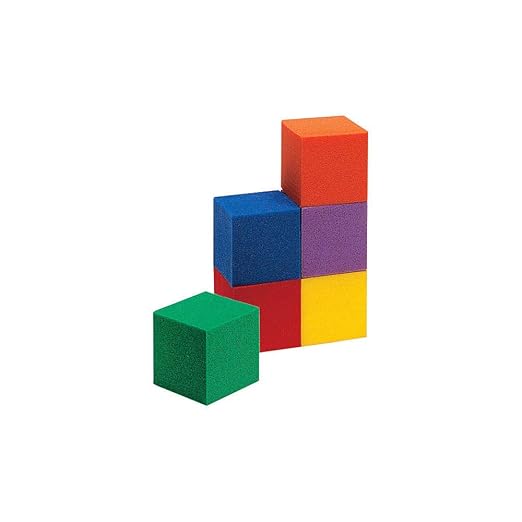 hand2mind Wood Blocks, Counting Cubes for Kids Math, 1 Inch Blocks for Preschool Crafts, Early Math Manipulatives for Preschool, Classroom Supplies for Teachers Elementary (Pack of 100)