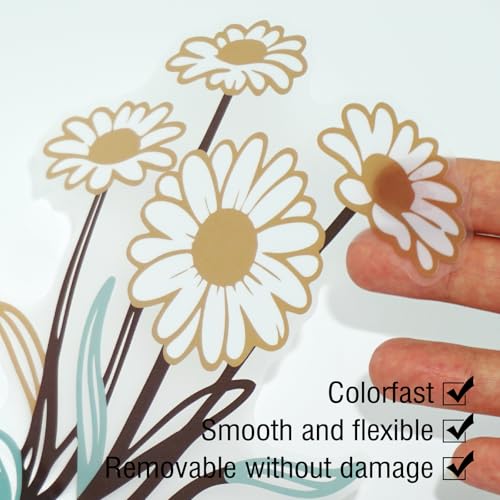 Kitchen Wall Stickers Decals Decor I Love My Kitchen Wall Decor Quotes Sign Daisy Rose Flower Vase Art Decorations for Home Dining Room Coffee Shop